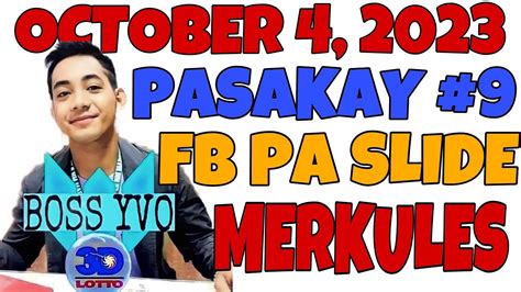 Swertres Pasakay 9 ni BOSS YVO ngayong araw! Sigurado pang .